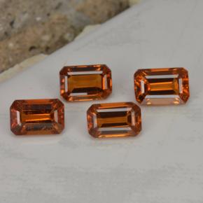 Achetez naturel 2,73ct orange grenat spessartite gems, taille émeraude, en provenance mozambique chez gemselect. en stock, livraison internationale!