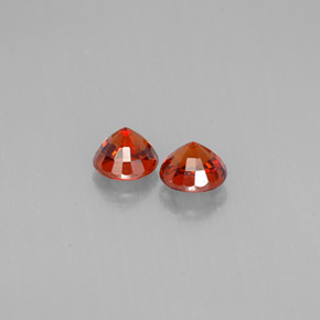 Achetez naturel ct orange grenat spessartite gems, coupe roude, en provenance mozambique chez gemselect. en stock, livraison internationale!