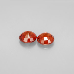 Achetez naturel ct orange grenat spessartite gems, coupe roude, en provenance mozambique chez gemselect. en stock, livraison internationale!