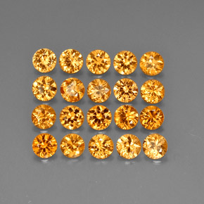Achetez naturel ct orange grenat spessartite gems, coupe roude, en provenance mozambique chez gemselect. en stock, livraison internationale!