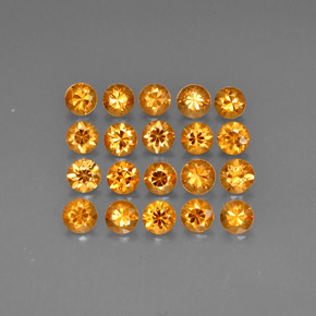 Achetez naturel ct orange grenat spessartite gems, coupe roude, en provenance mozambique chez gemselect. en stock, livraison internationale!