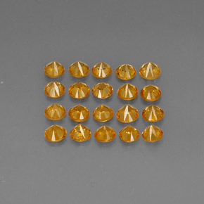 Achetez naturel ct orange grenat spessartite gems, coupe roude, en provenance mozambique chez gemselect. en stock, livraison internationale!