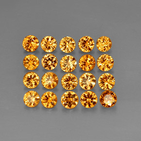 Achetez naturel ct orange grenat spessartite gems, coupe roude, en provenance mozambique chez gemselect. en stock, livraison internationale!