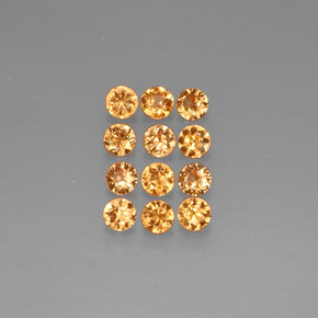 Achetez naturel ct orange grenat spessartite gems, coupe roude, en provenance mozambique chez gemselect. en stock, livraison internationale!
