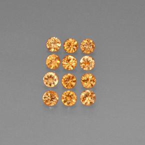 Achetez naturel ct orange grenat spessartite gems, coupe roude, en provenance mozambique chez gemselect. en stock, livraison internationale!