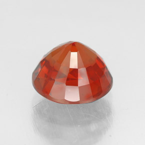 Grenat Spessartite Rouge orange naturelle Coupe roude, 2.23 ct, VS