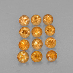 Achetez naturel ct orange grenat spessartite gems, coupe roude, en provenance mozambique chez gemselect. en stock, livraison internationale!