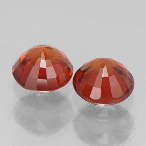 Achetez naturel ct orange grenat spessartite gems, coupe roude, en provenance mozambique chez gemselect. en stock, livraison internationale!