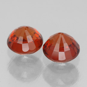 Achetez naturel ct orange grenat spessartite gems, coupe roude, en provenance mozambique chez gemselect. en stock, livraison internationale!