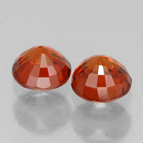 Achetez naturel ct orange grenat spessartite gems, coupe roude, en provenance mozambique chez gemselect. en stock, livraison internationale!