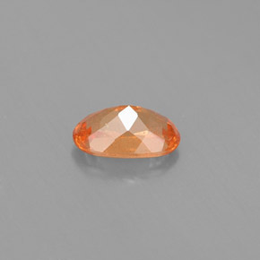 Grenat spessartite orange naturelle coupe ovale, 0,64 ct, VS-SI