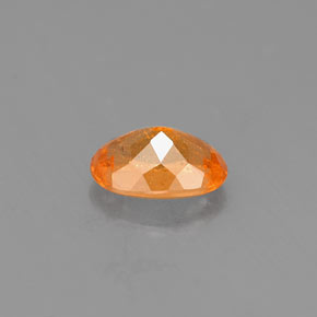Grenat spessartite orange naturelle coupe ovale, 0,81 ct, VS-SI