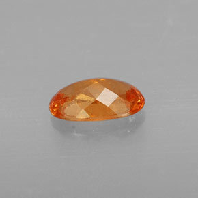 Grenat spessartite orange naturelle coupe ovale, 1,09 ct, VS-SI