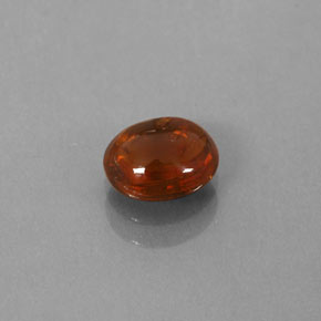 Grenat spessartite orange naturelle transparent, 0,86 ct, transparent / translucide