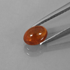 Grenat spessartite orange naturelle transparent, 1,19 ct, transparent / translucide