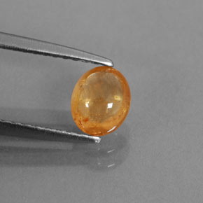 Grenat spessartite orange naturelle transparent, 0,86 ct, transparent / translucide