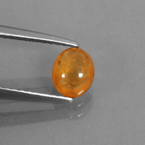 Grenat spessartite orange naturelle transparent, 0,96 ct, transparent / translucide