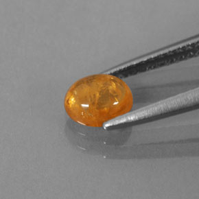 Grenat spessartite orange naturelle transparent, 0,96 ct, transparent / translucide