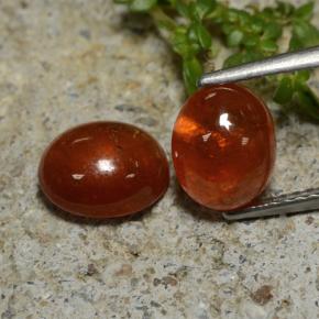 Achetez naturel 5,82ct orange grenat spessartite gems, transparent, en provenance namibie chez gemselect. en stock, livraison internationale!