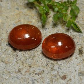 Achetez naturel 5,82ct orange grenat spessartite gems, transparent, en provenance namibie chez gemselect. en stock, livraison internationale!