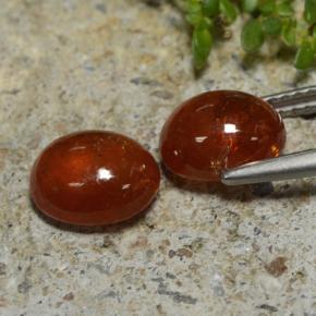 Achetez naturel 5,82ct orange grenat spessartite gems, transparent, en provenance namibie chez gemselect. en stock, livraison internationale!