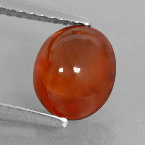 Grenat Spessartite Orange chaud naturelle Transparent, 2.39 ct, Transparent / Translucide