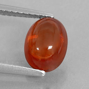 Grenat spessartite orange naturelle transparent, 2,48 ct, transparent / translucide