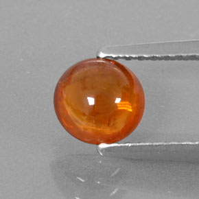 Grenat spessartite orange naturelle transparent, 1,39 ct, transparent / translucide