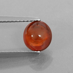 Grenat spessartite orange naturelle transparent, 1,80 ct, transparent / translucide