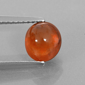 Grenat spessartite orange naturelle transparent, 2,01 ct, transparent / translucide