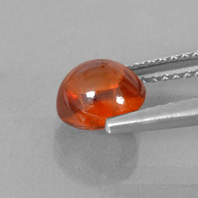 Grenat spessartite orange naturelle transparent, 1,98 ct, transparent / translucide