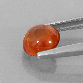 Grenat spessartite orange naturelle transparent, 1,26 ct, transparent / translucide