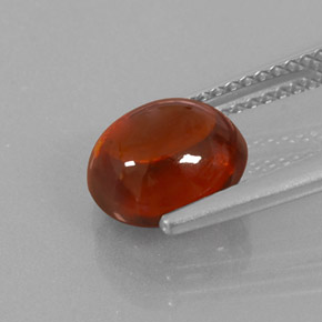 Grenat spessartite orange naturelle transparent, 4,00 ct, transparent / translucide