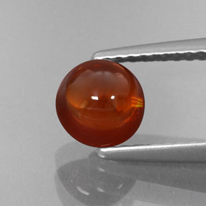 Grenat spessartite orange naturelle transparent, 1,80 ct, transparent / translucide