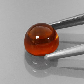 Grenat spessartite orange naturelle transparent, 1,80 ct, transparent / translucide