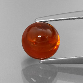 Grenat spessartite orange naturelle transparent, 2,41 ct, transparent / translucide