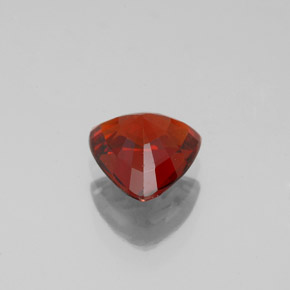 Grenat spessartite rouge naturelle trillion, 1,37 ct, VVS
