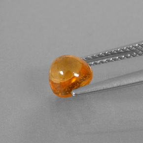 Grenat spessartite orange naturelle transparent, 1,79 ct, transparent / translucide