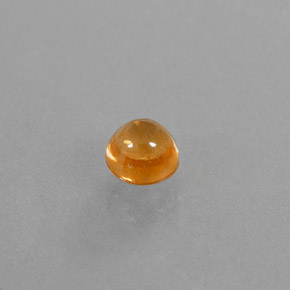Grenat spessartite orange naturelle transparent, 0,87 ct, transparent / translucide