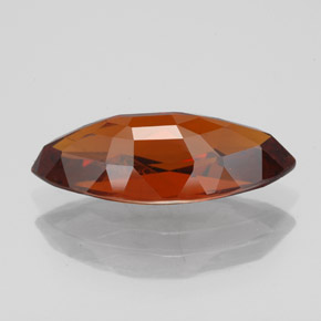 Grenat spessartite rouge naturelle marquise, 4,97 ct, SI