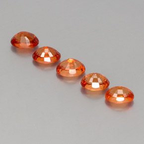 Achetez naturel 4,18ct orange grenat spessartite gems, coupe ovale, en provenance mozambique chez gemselect. en stock, livraison internationale!