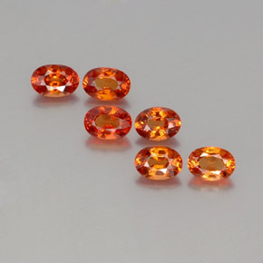 Achetez naturel 3.45ct Orange moyen Grenat Spessartite gems, Coupe ovale, En provenance Mozambique chez GemSelect. En stock, livraison internationale!