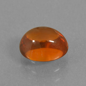 Grenat Spessartite Orange naturelle Coupe ovale, 1.50 ct, Transparent