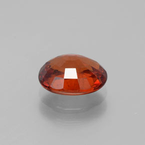 Grenat Spessartite Orange feu naturelle Coupe ovale, 1.81 ct, VS-SI