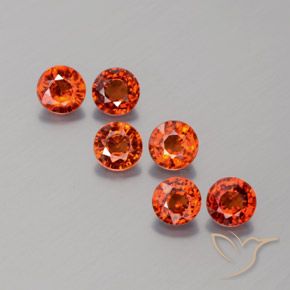 2.31ctw Naturel Rouge feu Grenat Spessartite, Tour, VS