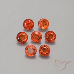 2.88ctw Naturel Rouge moyen Grenat Spessartite, Tour, VS