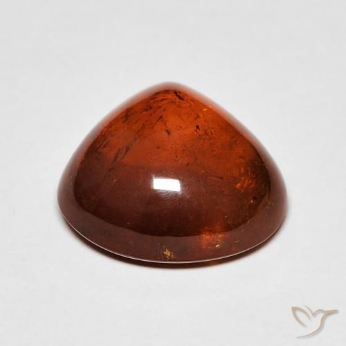 Grenat Spessartite Orange rougeâtre naturelle En forme de poire, 8.27 ct, Transparent