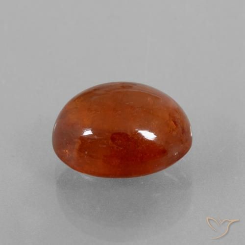 Grenat Spessartite Orange chaud naturelle ovale, 9.50 ct, Transparent