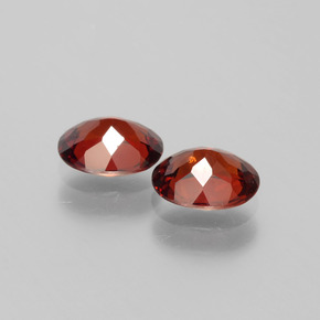 Achetez naturel ct Rouge orange Grenat Spessartite gems, Coupe ovale, En provenance Namibie chez GemSelect. En stock, livraison internationale!