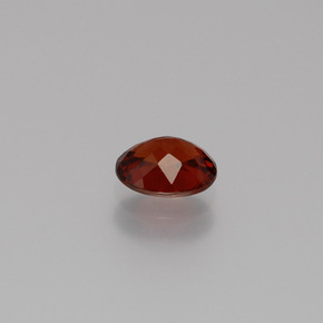 Grenat spessartite orange naturelle coupe ovale, 0,84 ct, VS